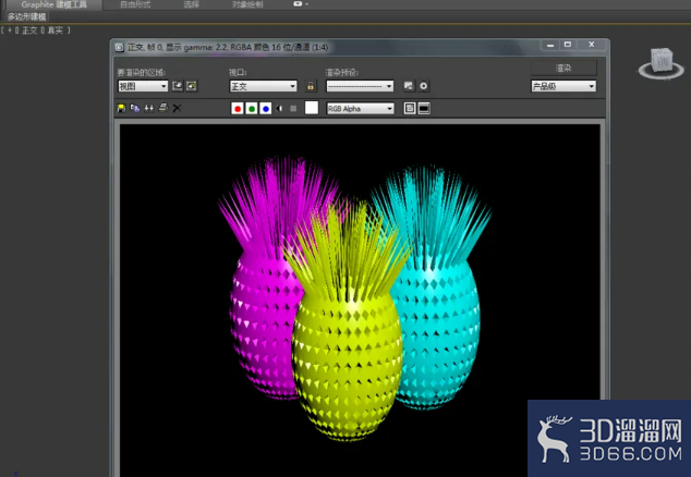 3Dmax可编辑多边形顶点挤出