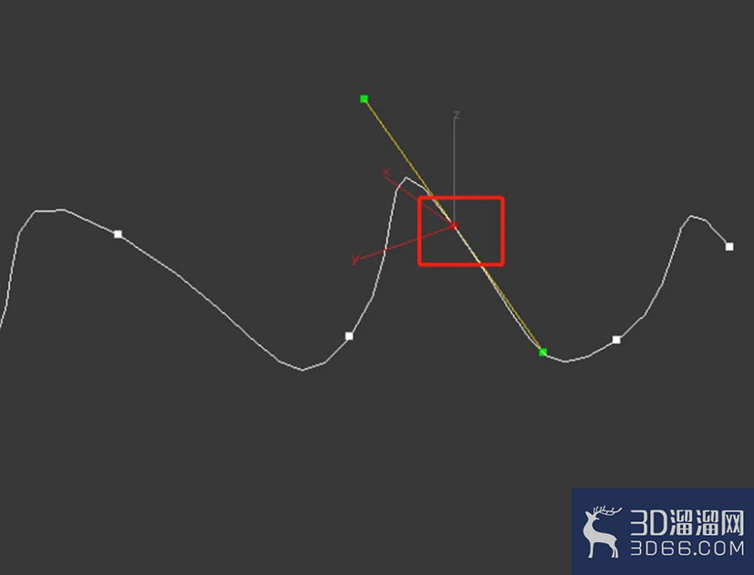 在3dmax软件场景中如何修改线条顶点位置？