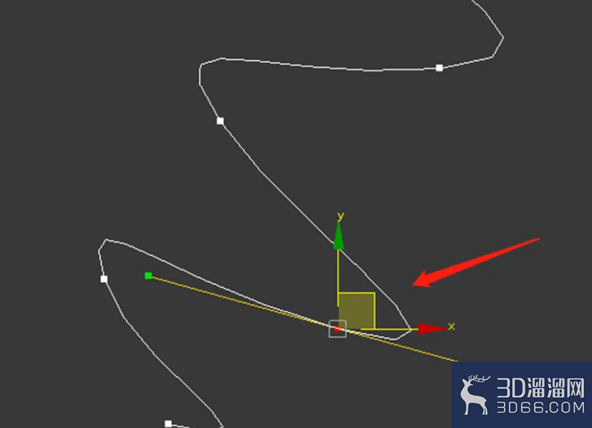 在3dmax软件场景中如何修改线条顶点位置？