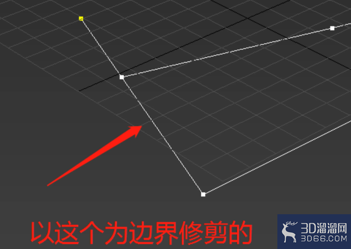 3Dmax怎么修剪样条线？