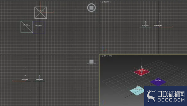 3dMax中如何使用VRay平面？
