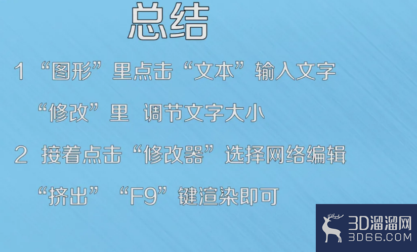 3dmax怎么做3d立体字体? 3dmax怎么做3d立体字体?