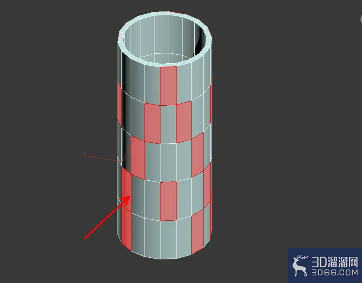 3Dmax多边形面挤出建模教程