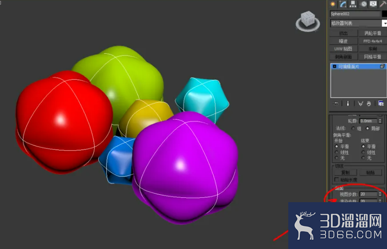 3Dmax如何使用可编辑面片元素? 3Dmax如何使用可编辑面片元素?