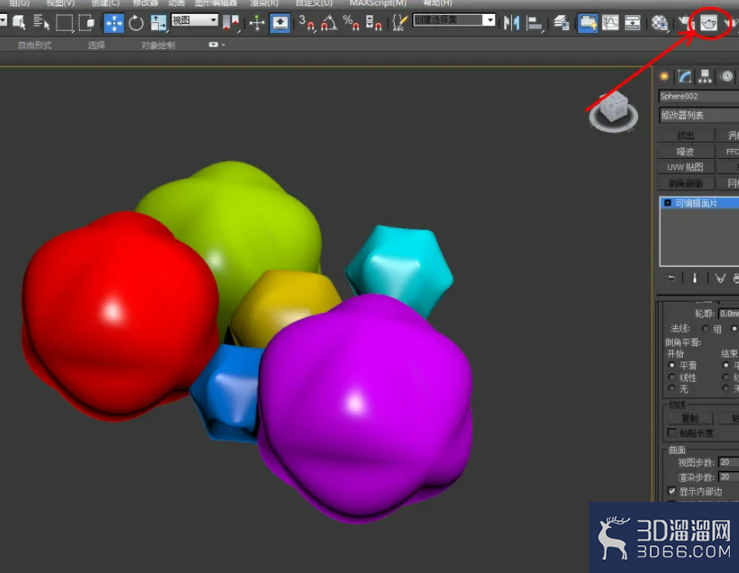 3Dmax如何使用可编辑面片元素? 3Dmax如何使用可编辑面片元素?