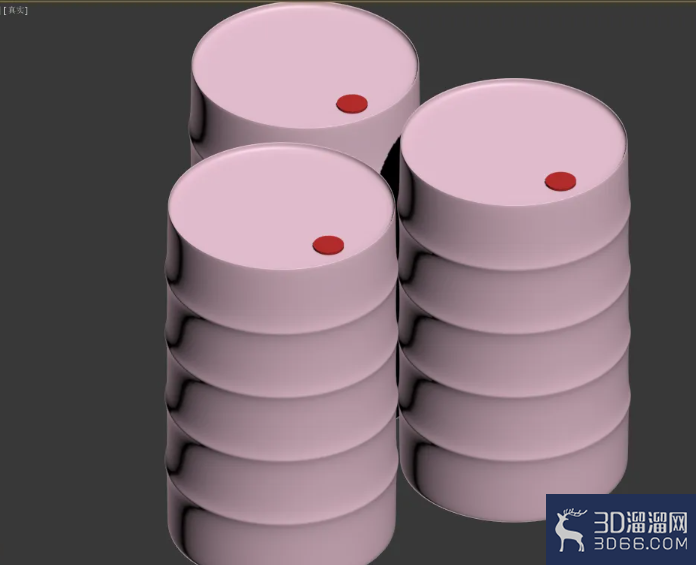 3Dmax油桶模型制作教程