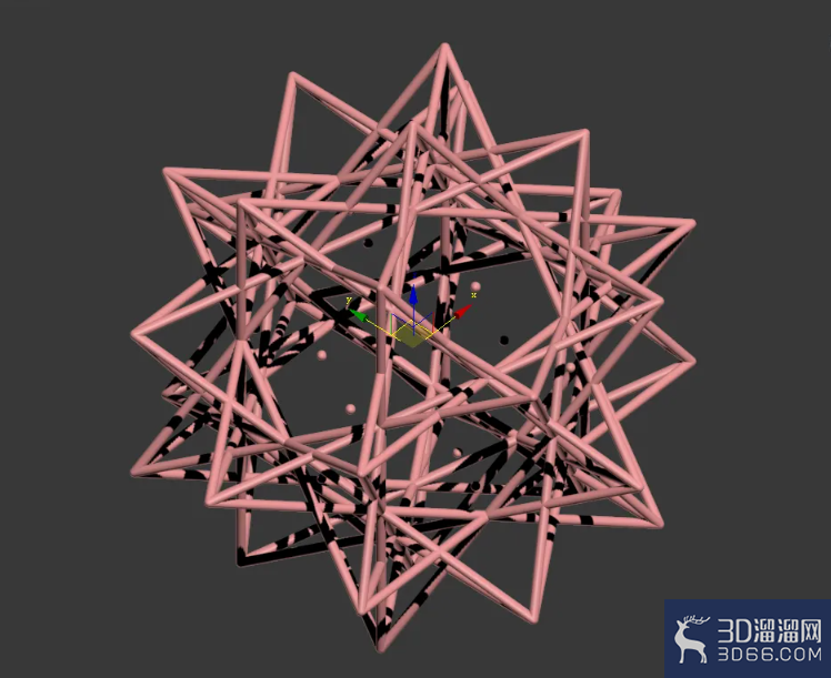 3Dmax晶格模型制作教程