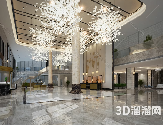 层高3米的酒店大堂怎么设计？