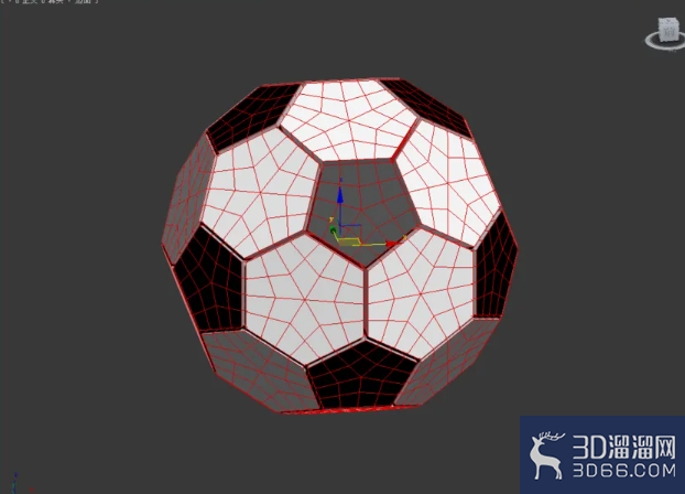 3Dmax如何制作足球模型