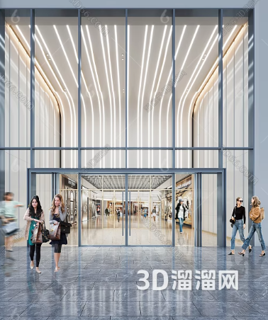 细长商场门头怎么设计？