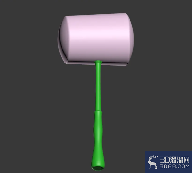 3Dmax橡皮锤柄模型制作教程