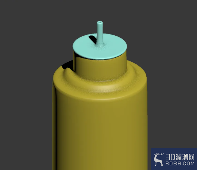 3Dmax墨水瓶头模型制作教程