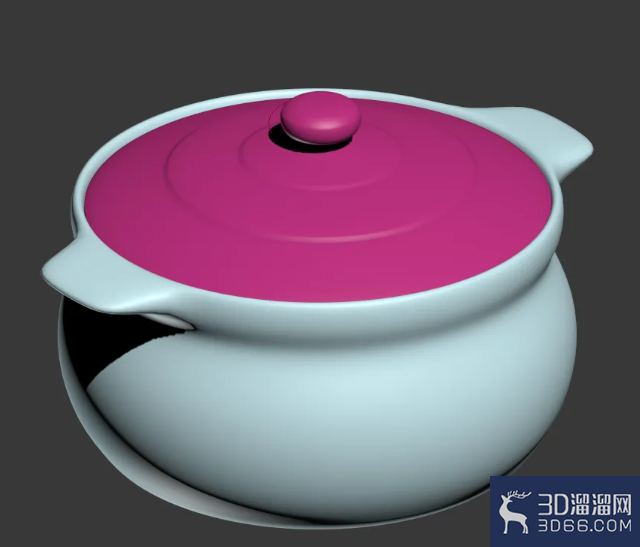 3Dmax砂锅锅盖模型制作教程