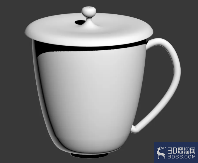 3Dmax瓷杯把手模型制作教程