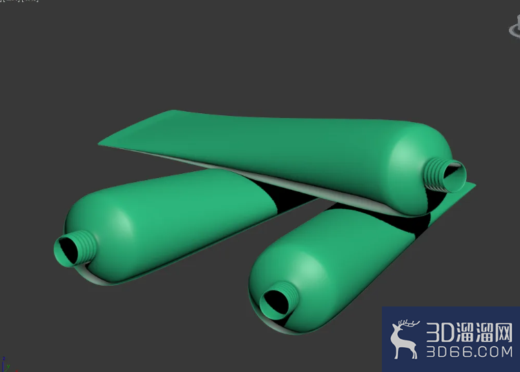 3Dmax牙膏身模型制作教程