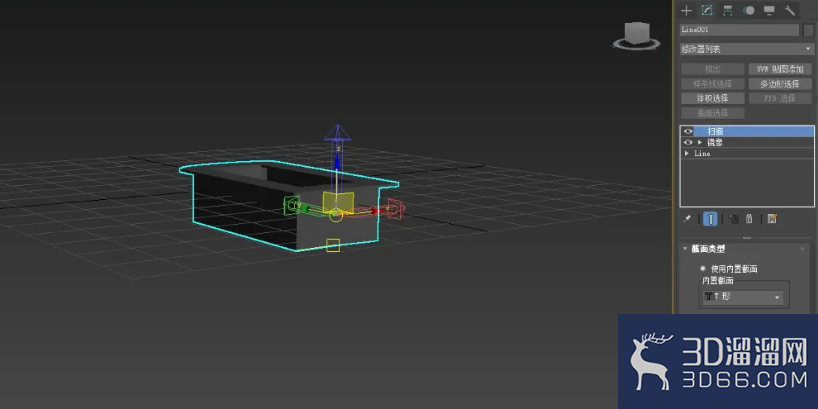 3Dmax怎么将样条线变为立体模型? 3Dmax怎么将样条线变为立体模型?