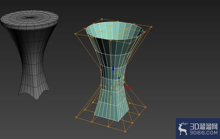 用3DMAX制作一张异形桌子模型的建模教程？