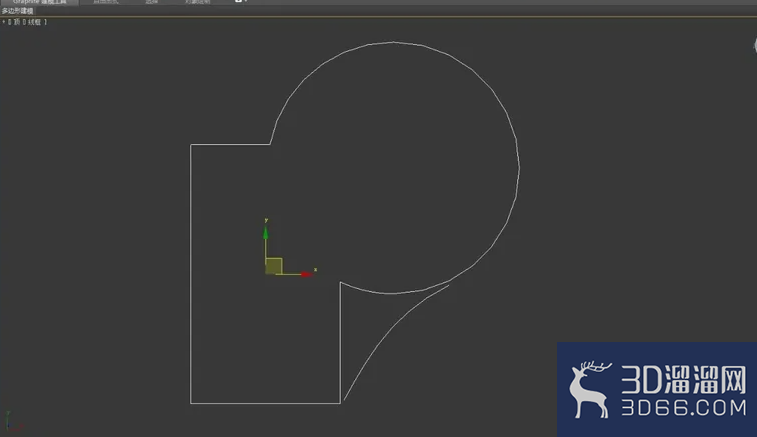 3D MAX创建不规则样条线