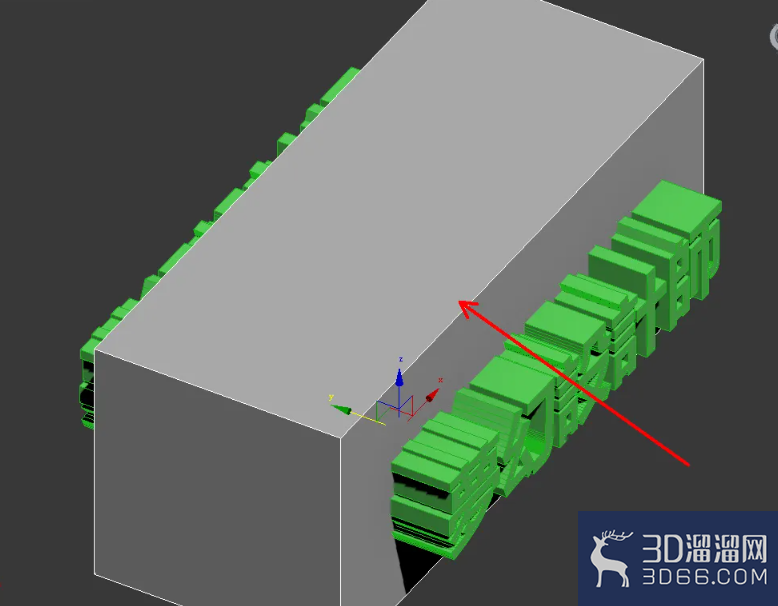 3Dmax怎么制作镂空文字? 3Dmax怎么制作镂空文字?