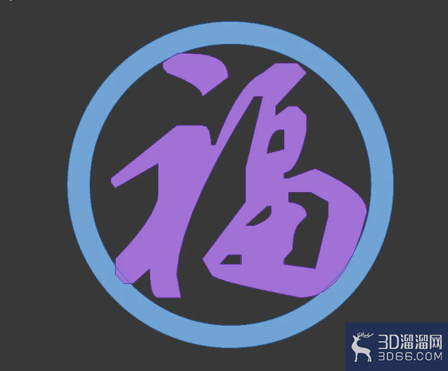 3Dmax文字通花模型制作教程