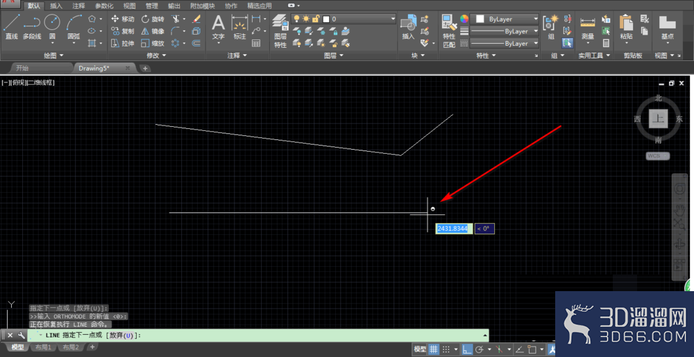 AutoCAD2019怎么进行画直线？