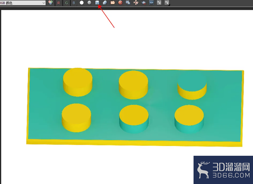 3Dmax渲染图如何保存为PNG格式？
