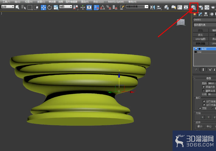 3Dmax柱头模型制作教程 3Dmax柱头模型制作教程
