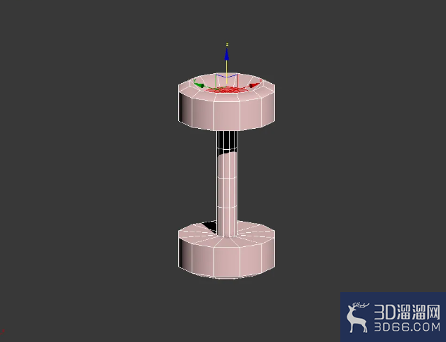 3Dmax杠铃模型制作教程