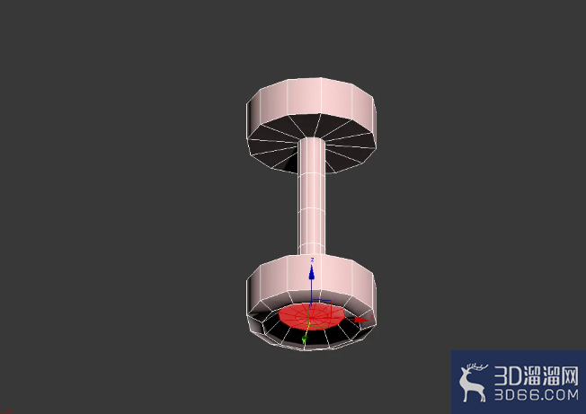 3Dmax杠铃模型制作教程