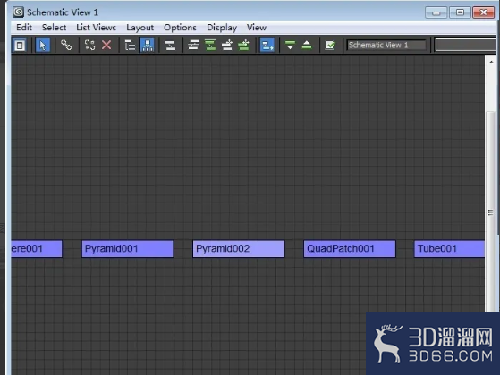 3Dmax通过图解视图选择