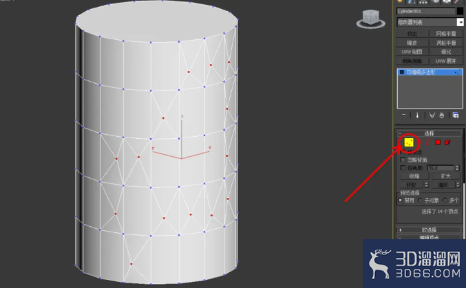 3Dmax如何使用编辑多边形元素？