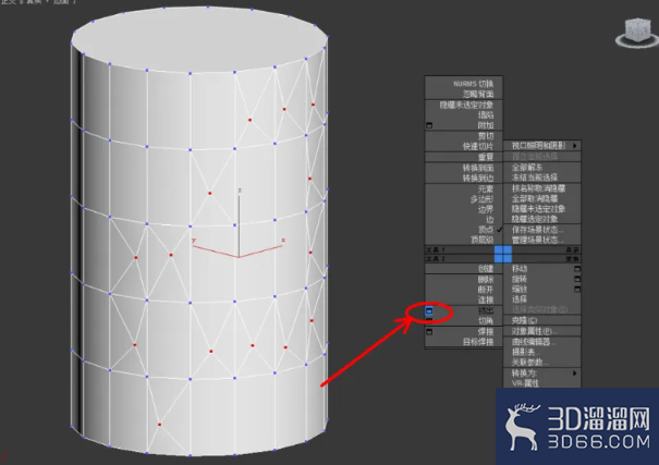 3Dmax如何使用编辑多边形元素？