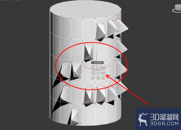 3Dmax如何使用编辑多边形元素？