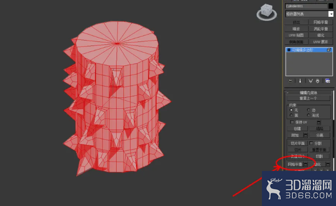 3Dmax如何使用编辑多边形元素？