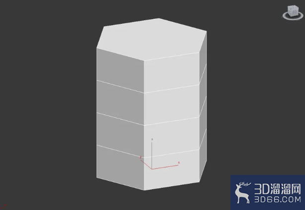 3Dmax如何使用编辑多边形切角？