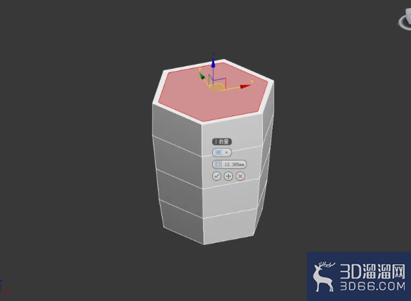 3Dmax如何使用编辑多边形切角？