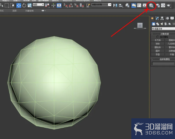 3Dmax如何使用编辑多边形边界？