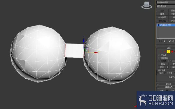 3Dmax如何使用编辑多边形边界？
