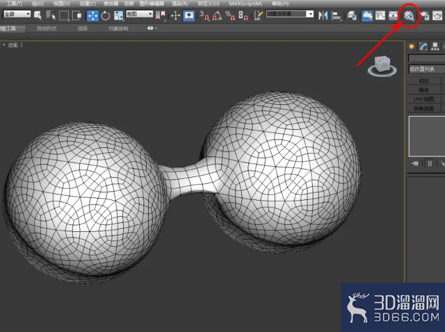 3Dmax如何使用编辑多边形边界？