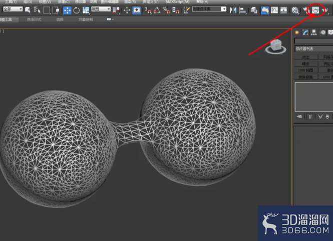 3Dmax如何使用编辑多边形边界？