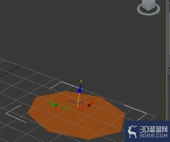 3dmax使用挤出命令建模多边形柱体？