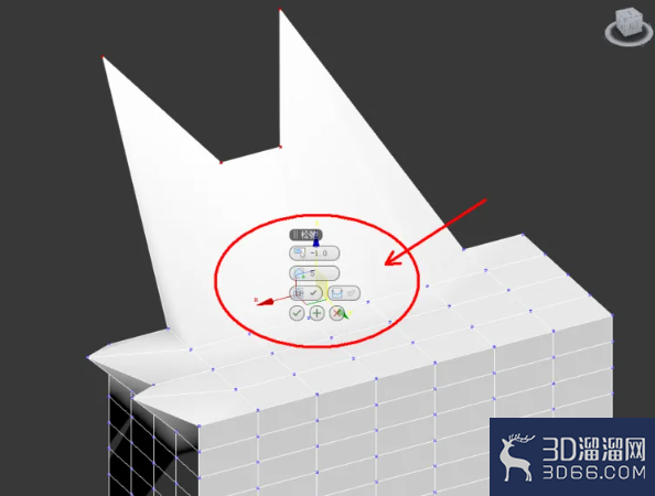 3Dmax可编辑多边形顶点松弛