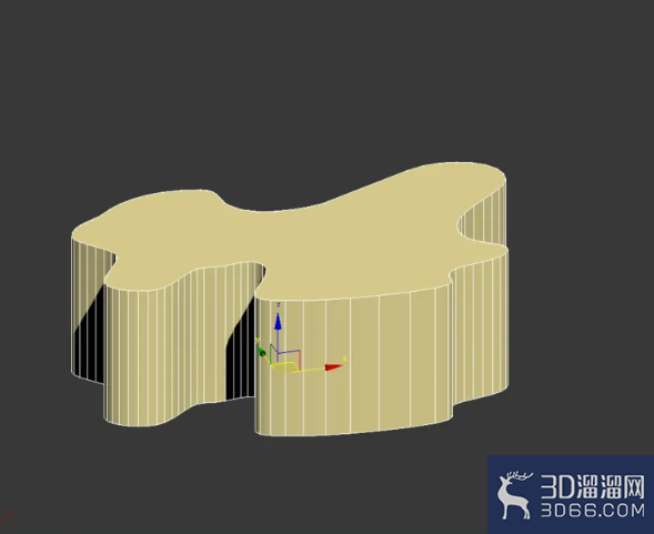 3Dmax可编辑多边形边界切角