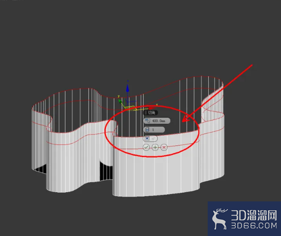 3Dmax可编辑多边形边界切角