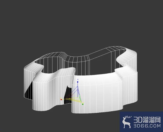 3Dmax可编辑多边形边界切角