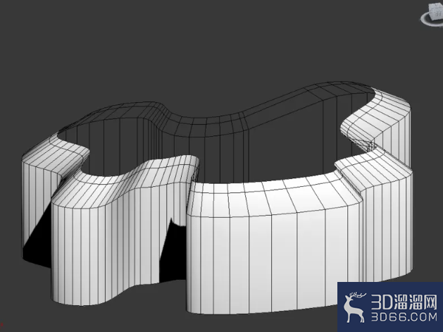 3Dmax可编辑多边形边界切角