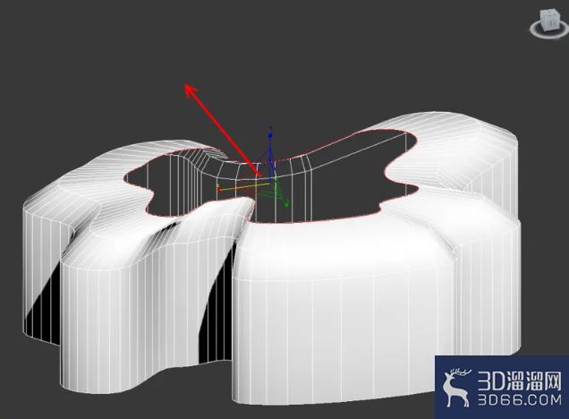 3Dmax可编辑多边形边界切角