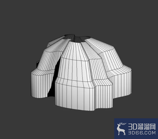 3Dmax可编辑多边形边界切角
