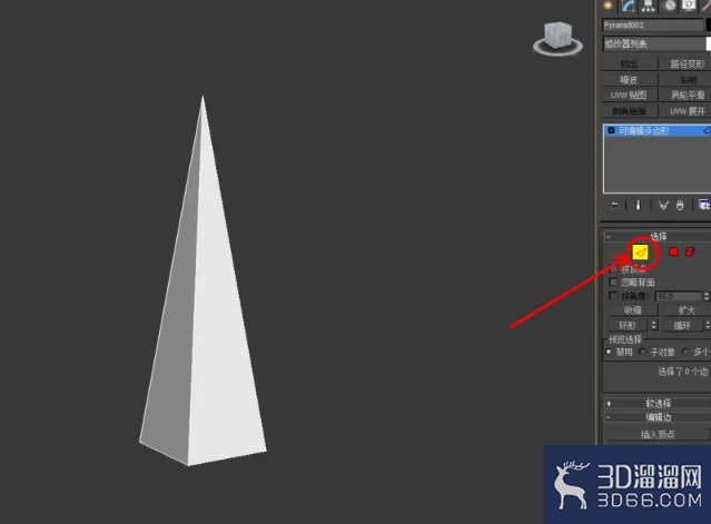 3Dmax可编辑多边形边连接 3Dmax可编辑多边形边连接