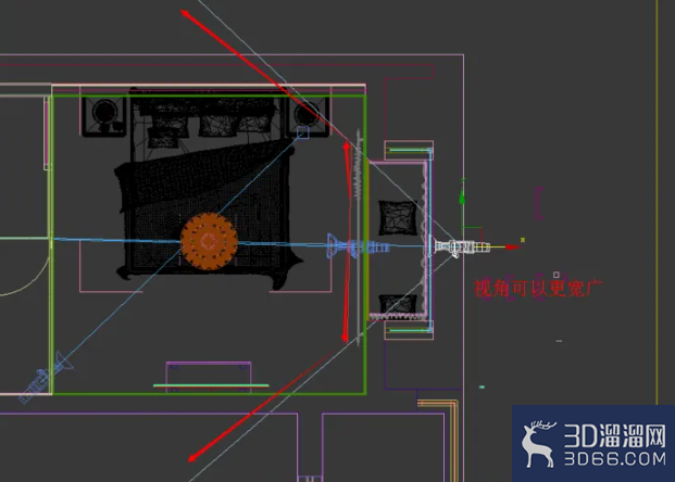 3DMAX中怎么打摄像机？